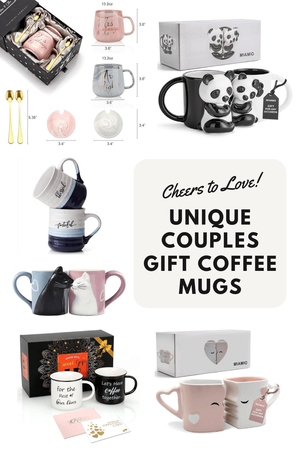 Cheers to Love: Unique Couples Gift Coffee&nbsp;Mugs